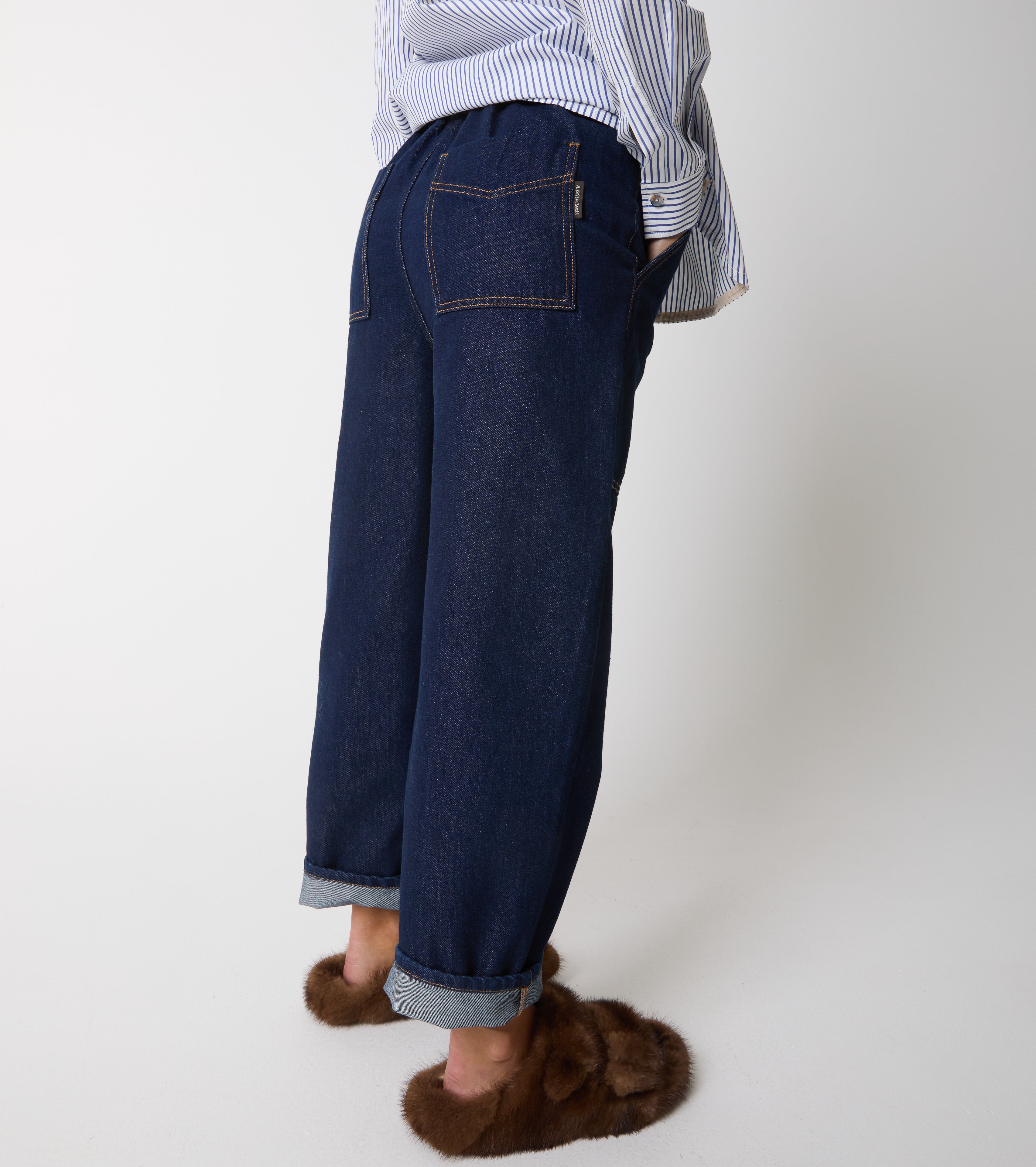 Jeans cropped in cotone