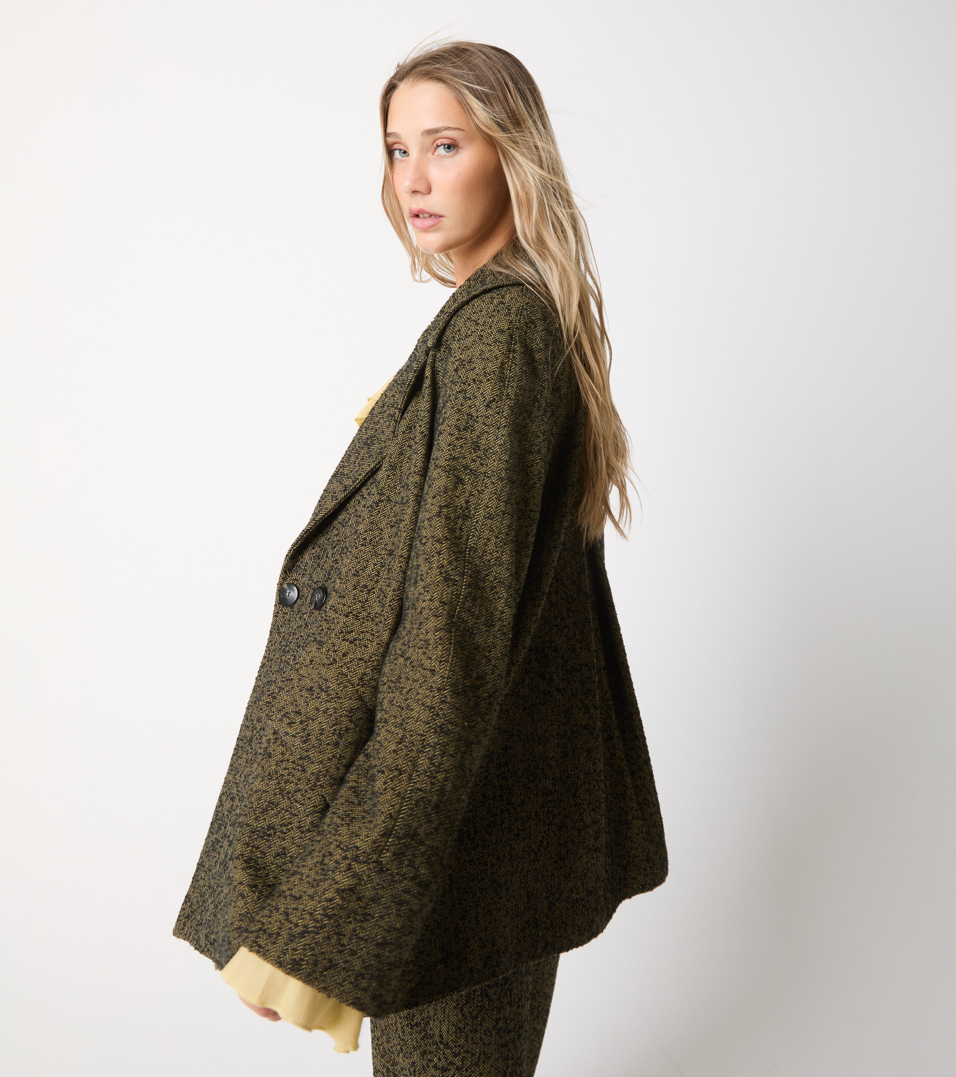 Chevron cotton jacket
