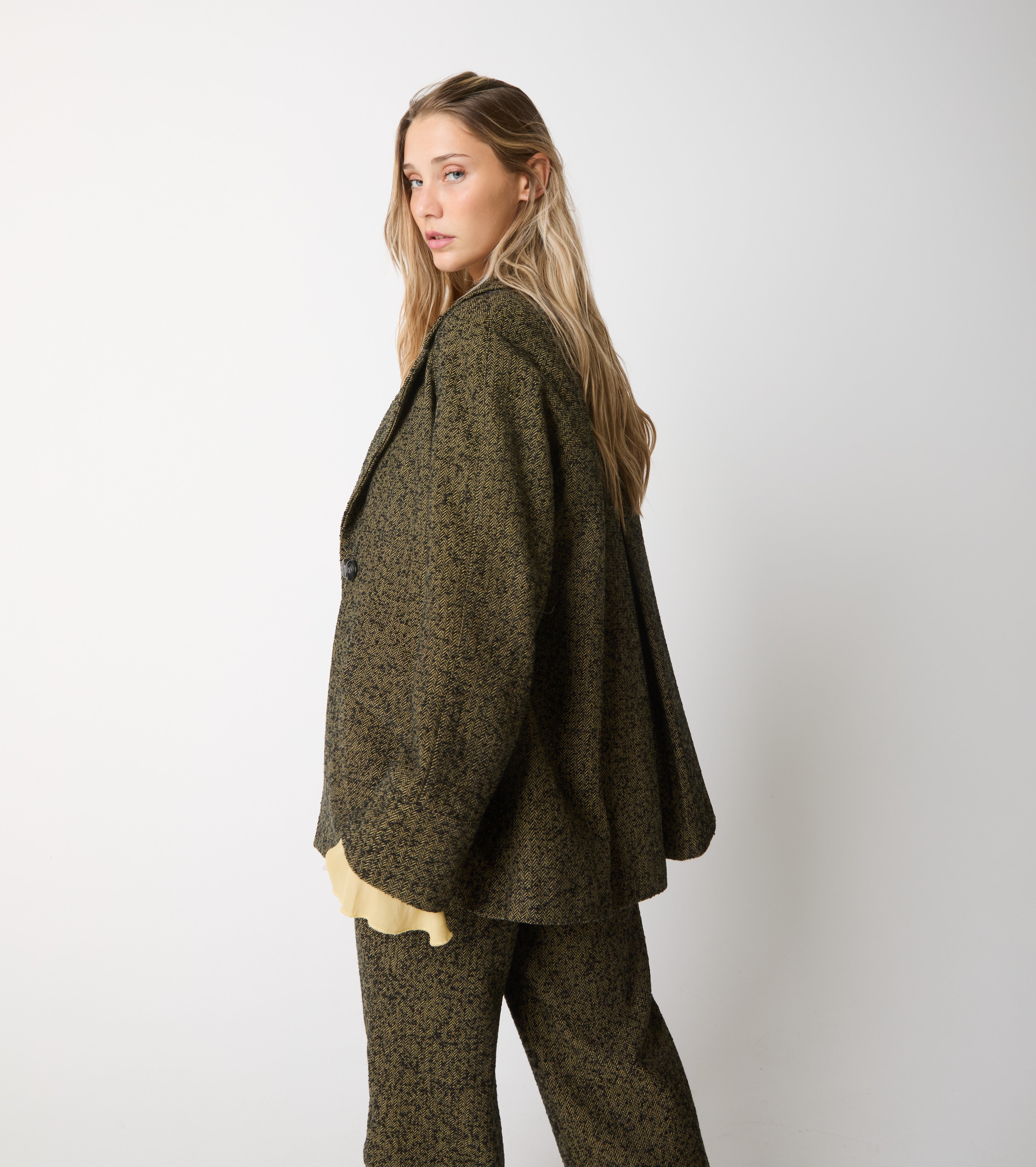 Chevron cotton jacket