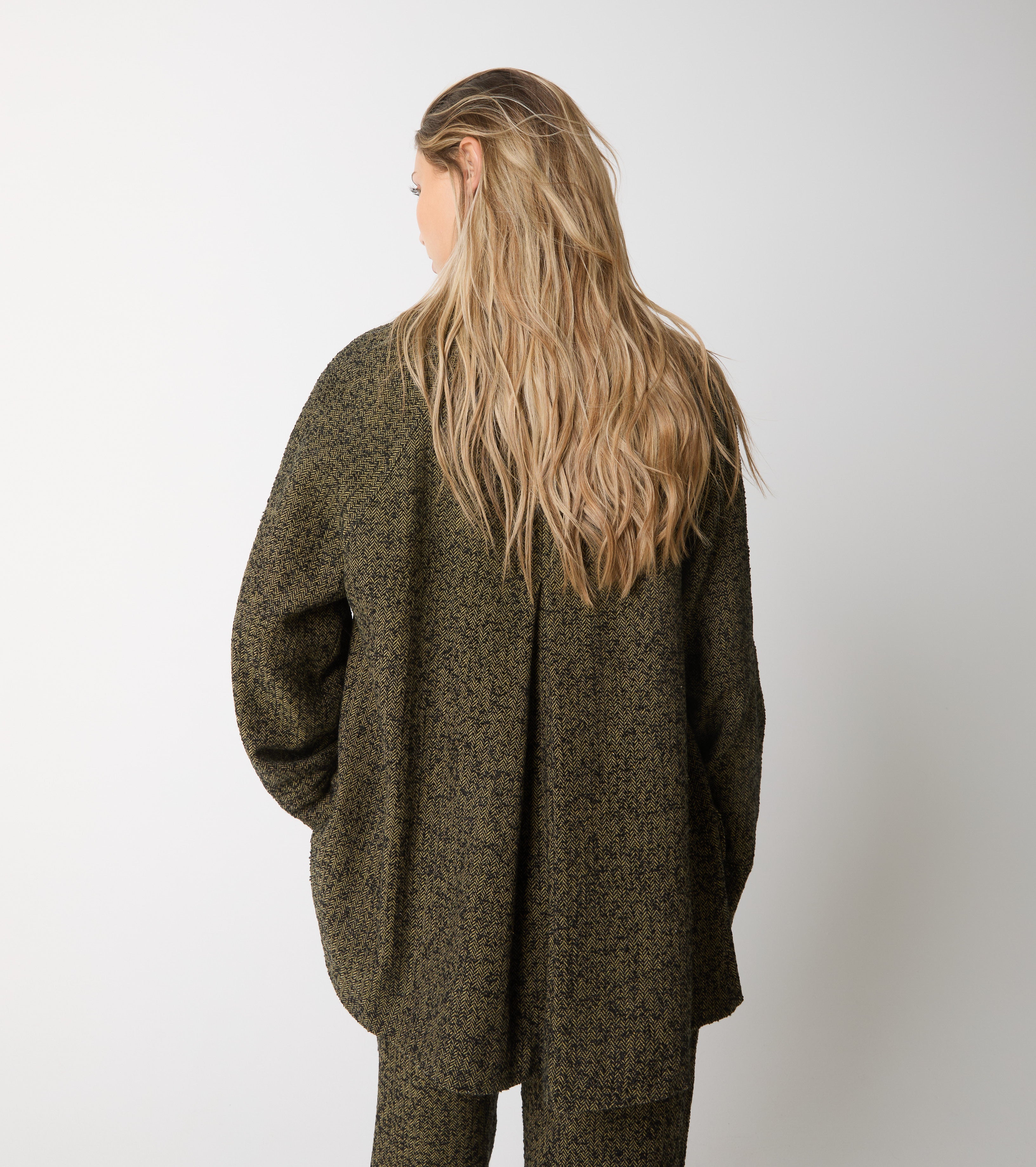 Chevron cotton jacket