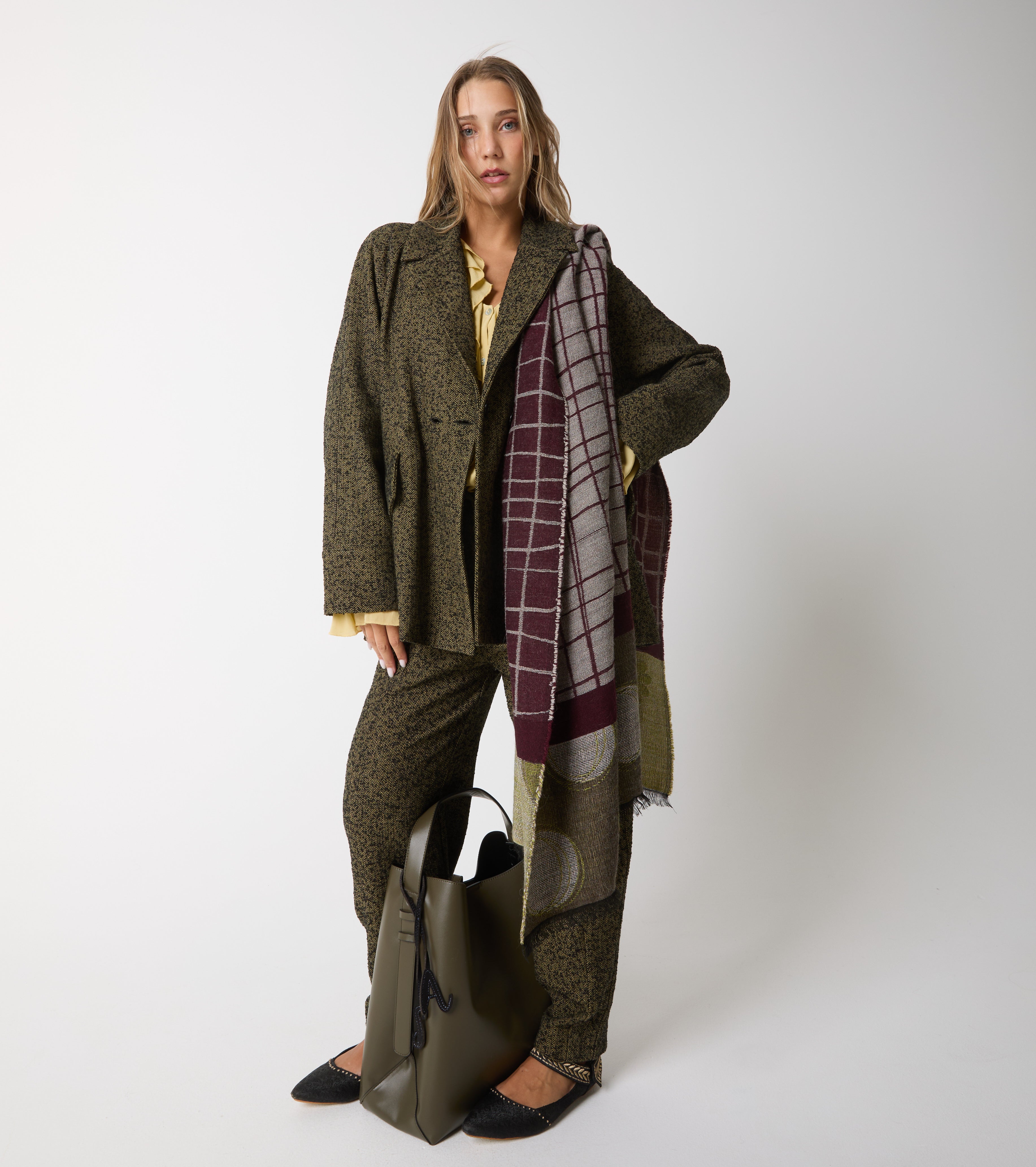 Chevron cotton jacket