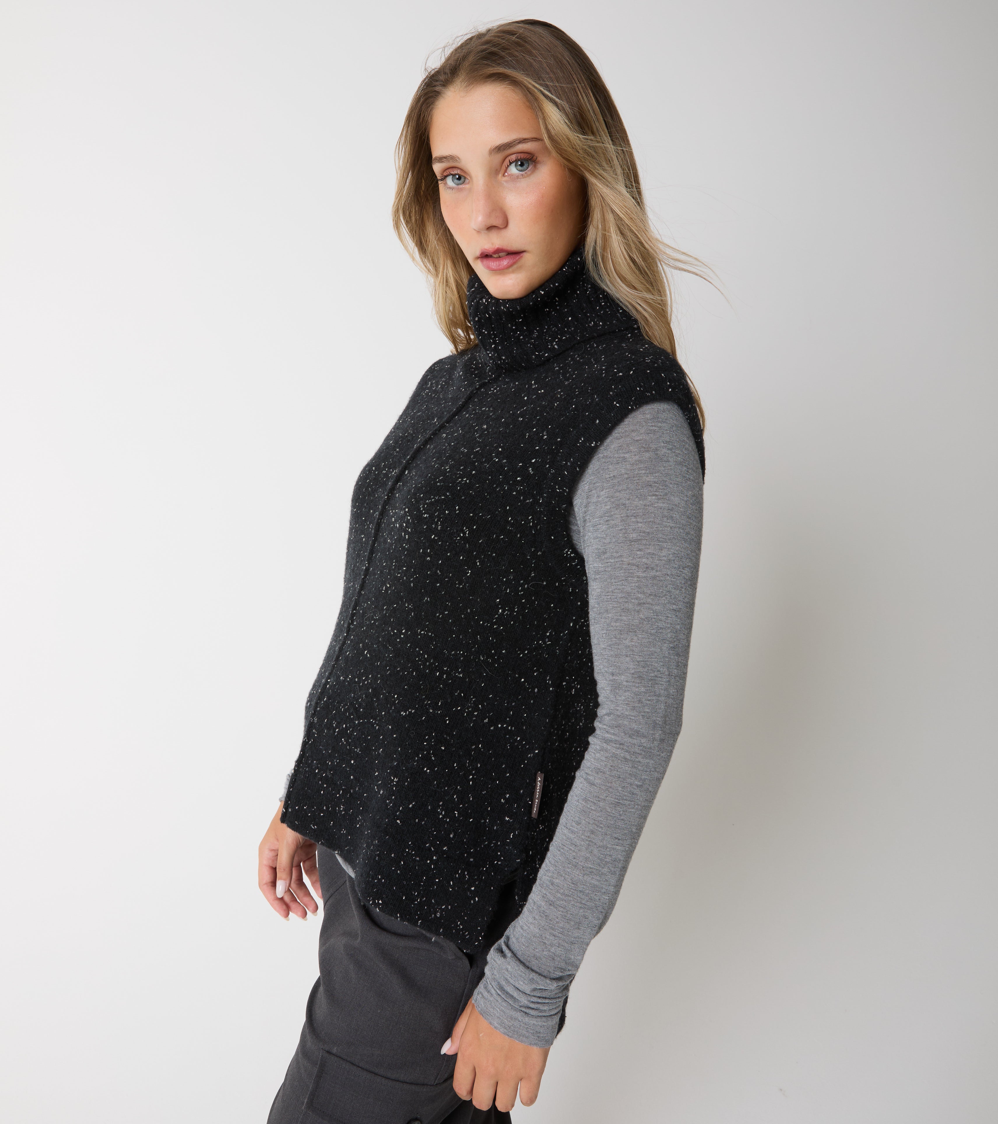 Top in maglia di lana