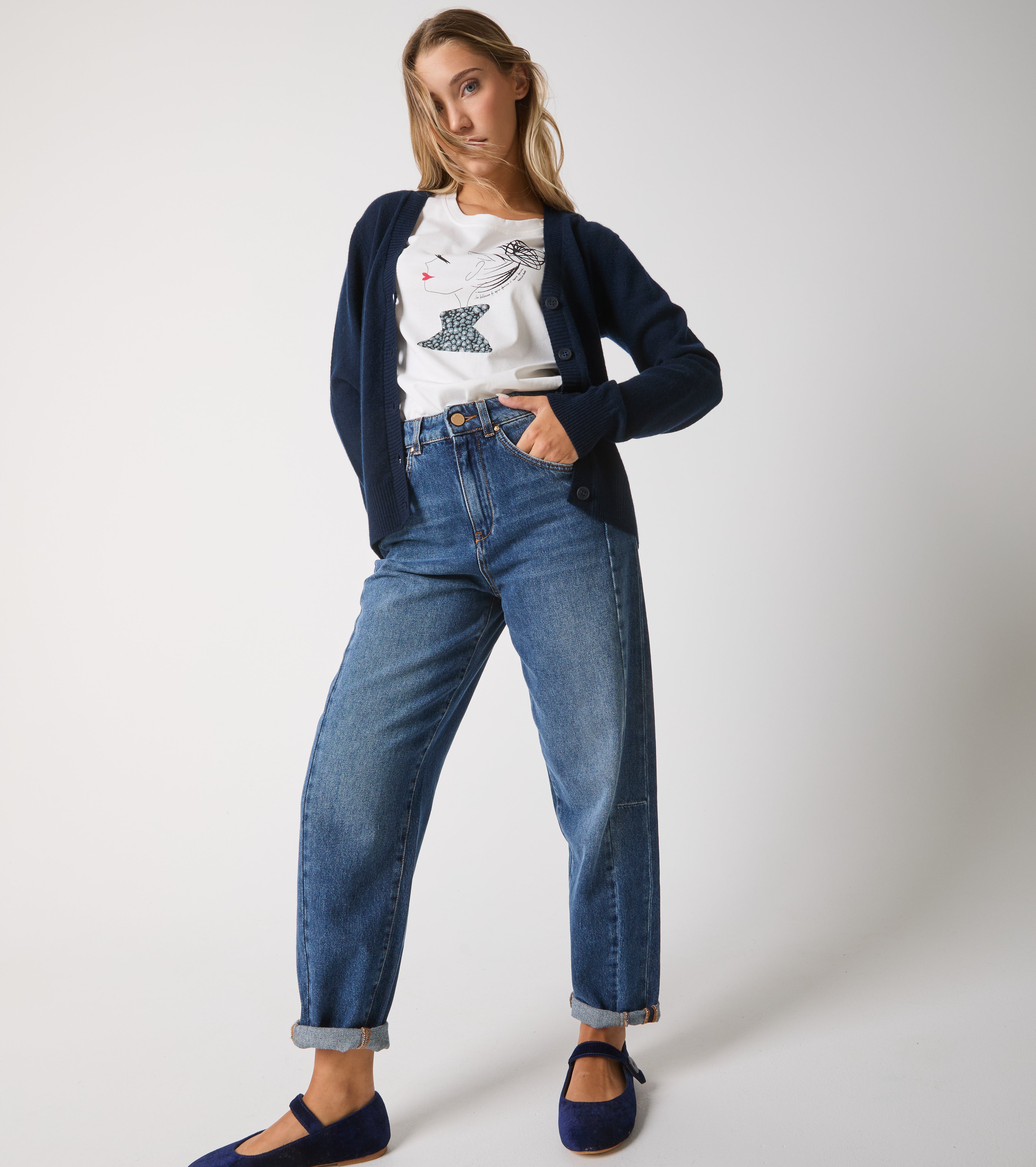 T-shirt in cotone con stampa grafica