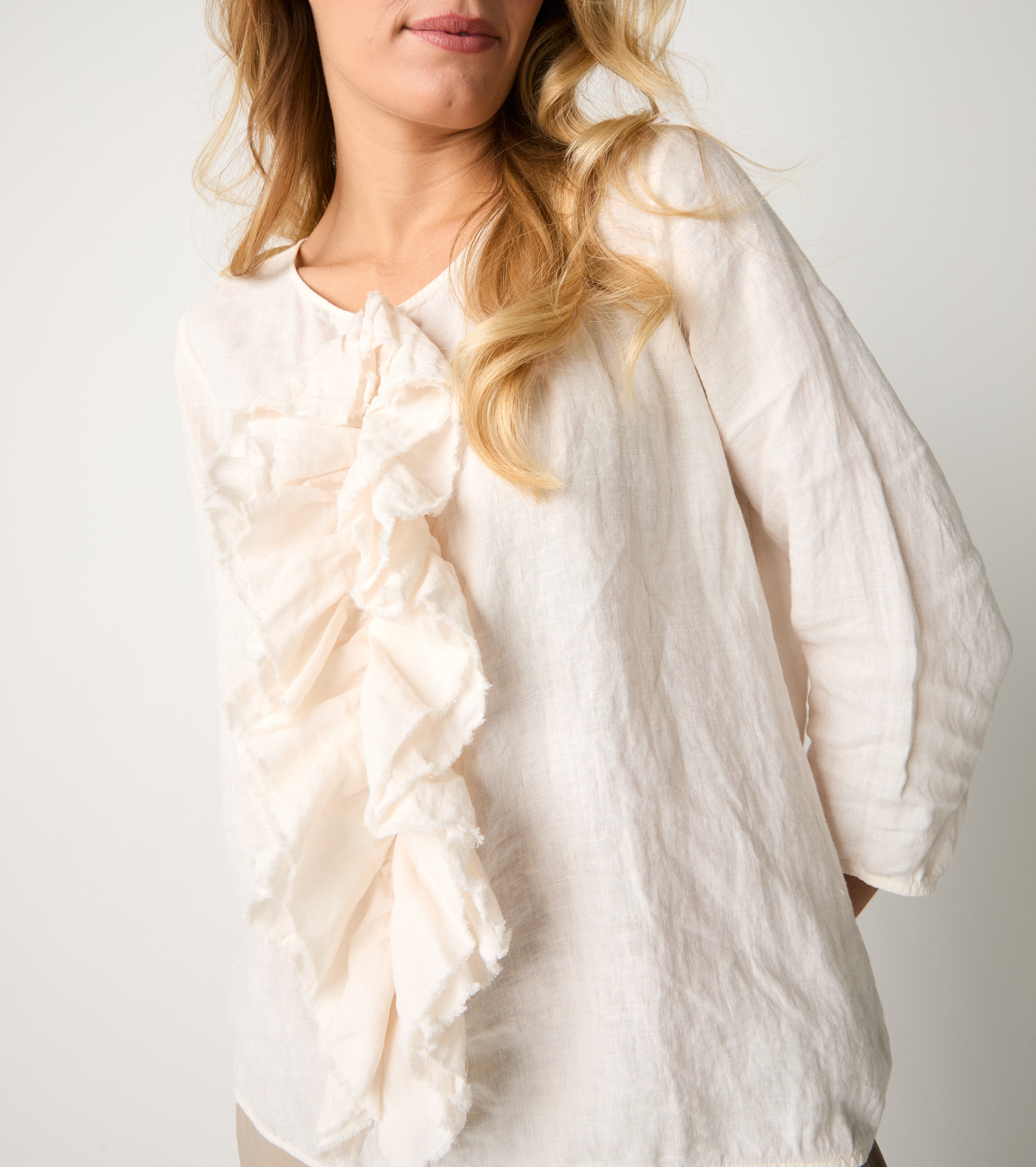 Saline ruffled blouse