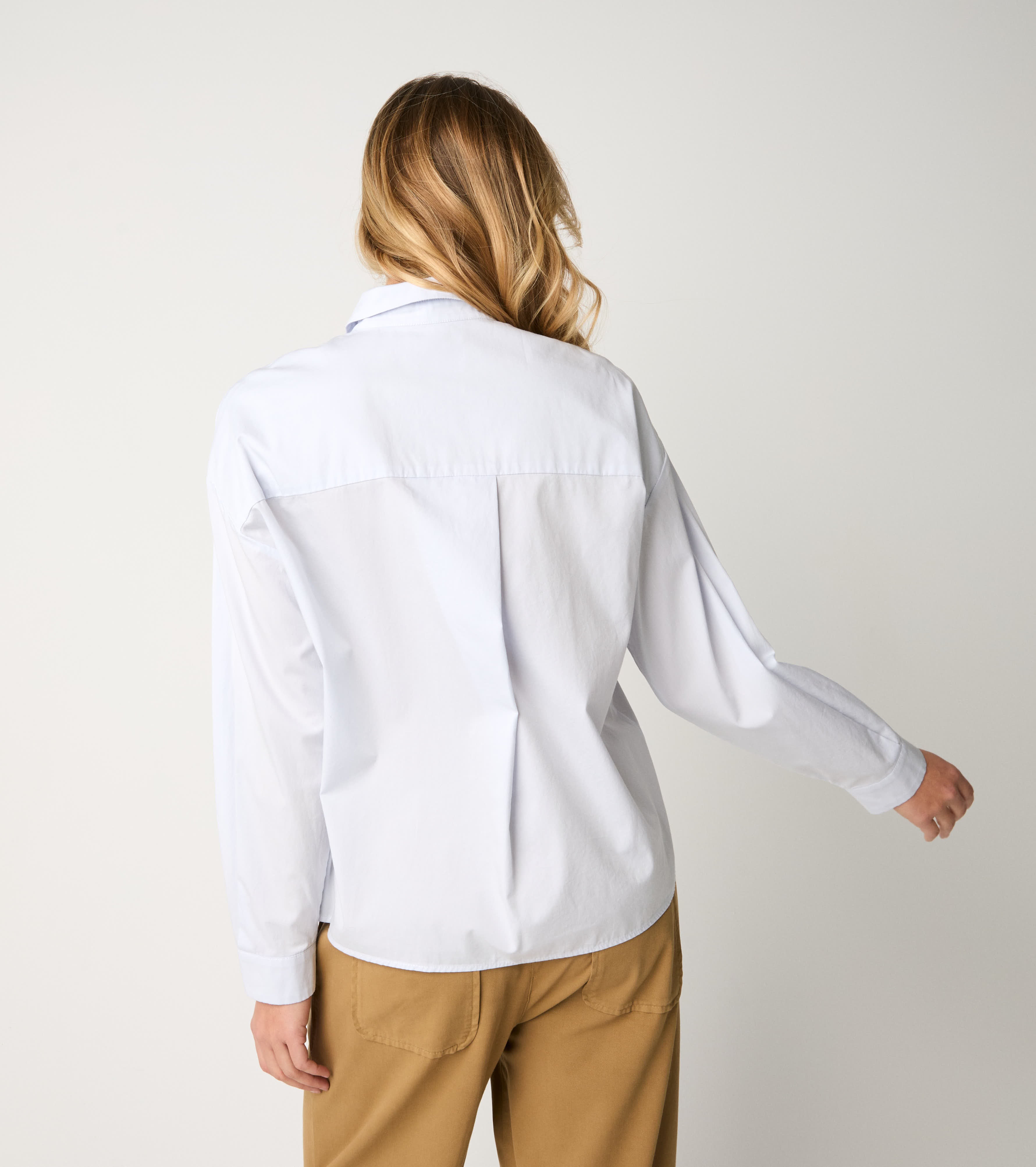 Camicia con maniche lunghe cristal