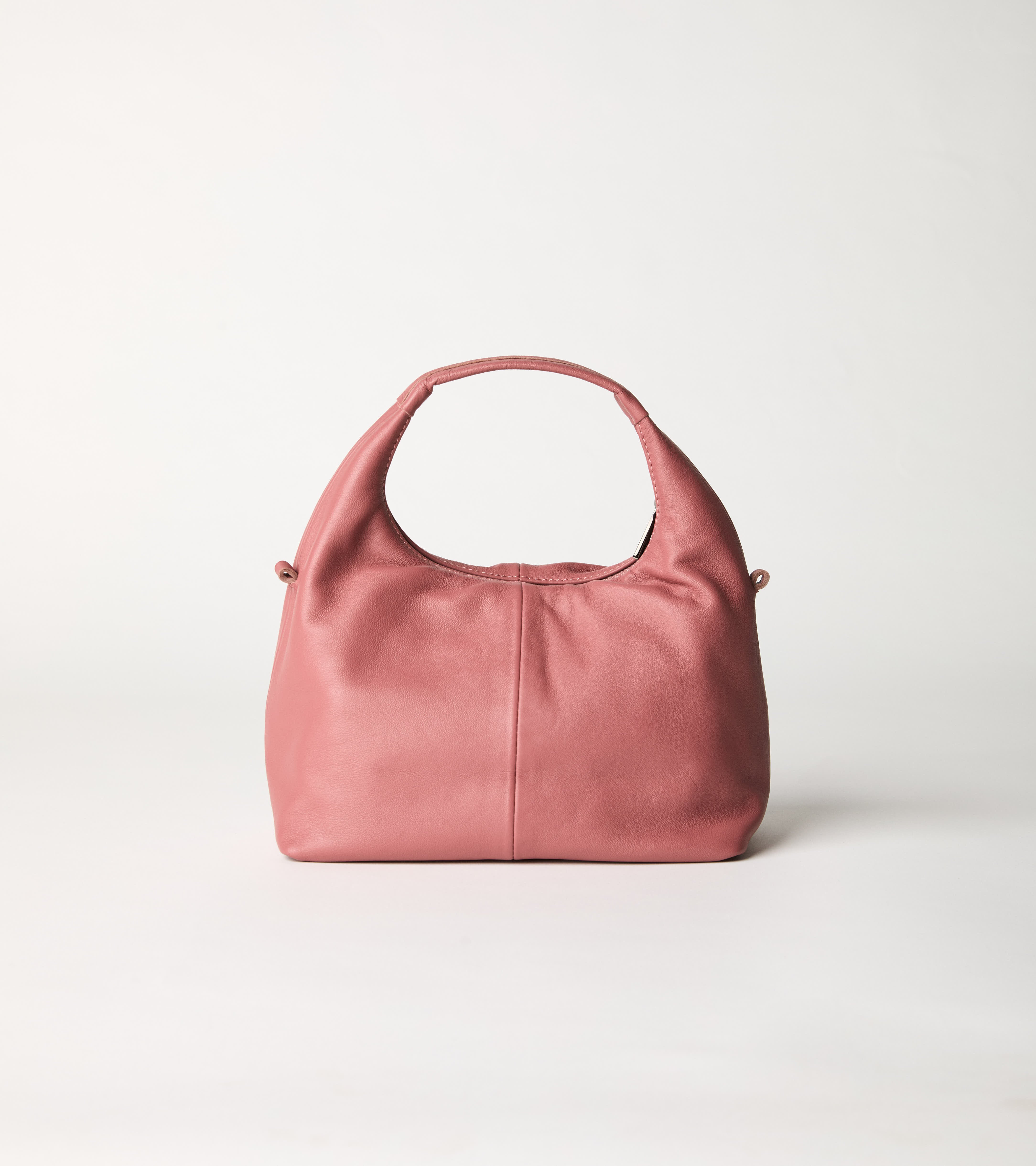 Borsa hobo con logo rosa