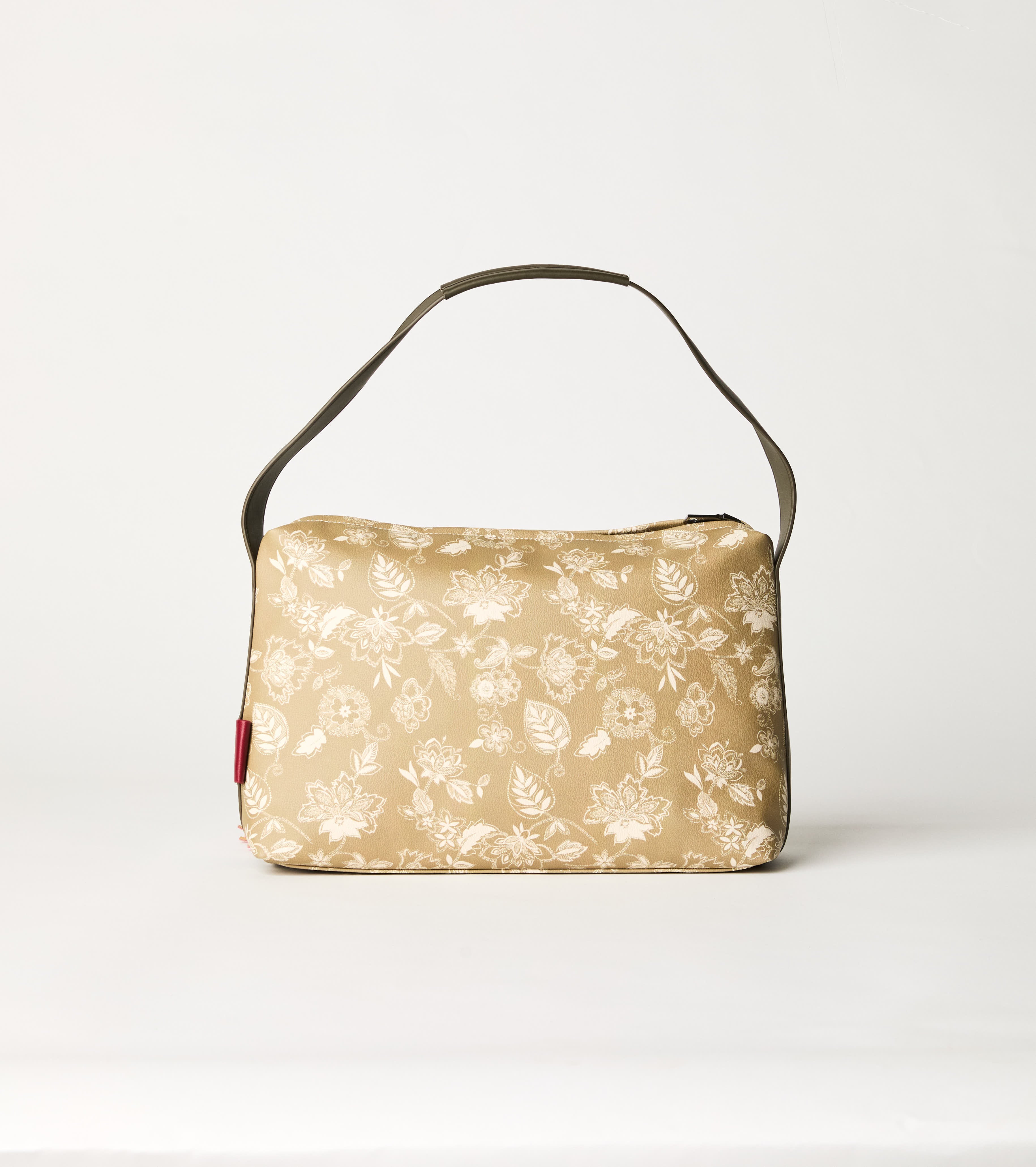 Borsa a spalla paisley floreale khaki