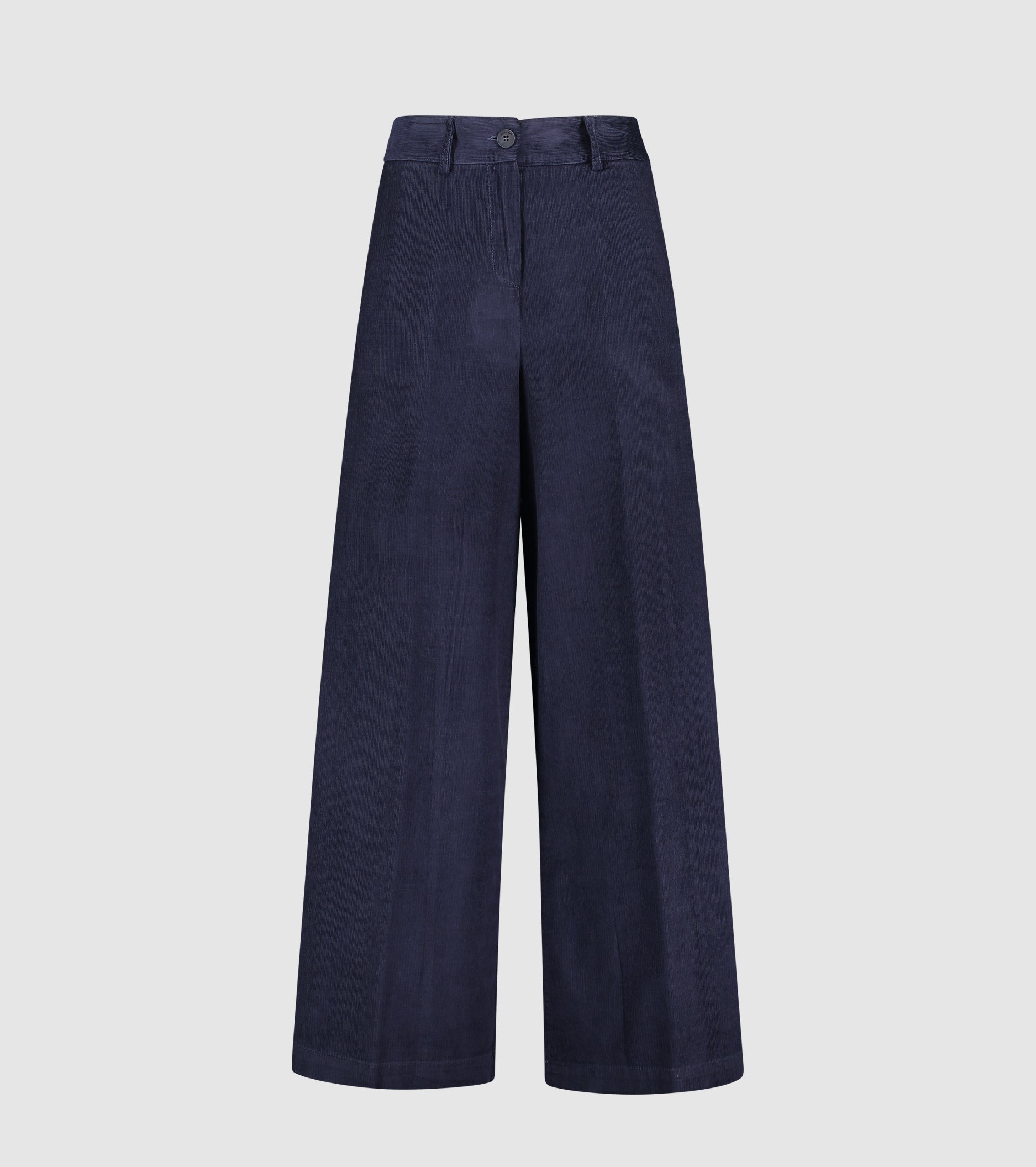 Pantaloni a palazzo in velluto di cotone