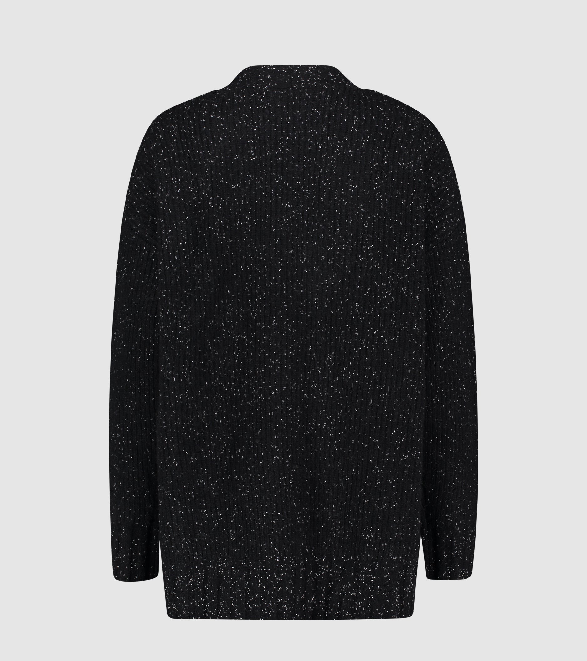 Cardigan in lana con scollo a V