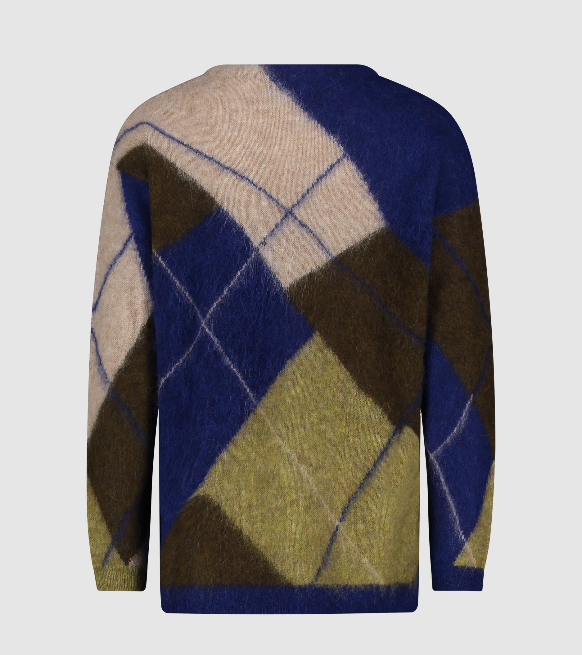 Maglia in lana e alpaca con scollo a V
