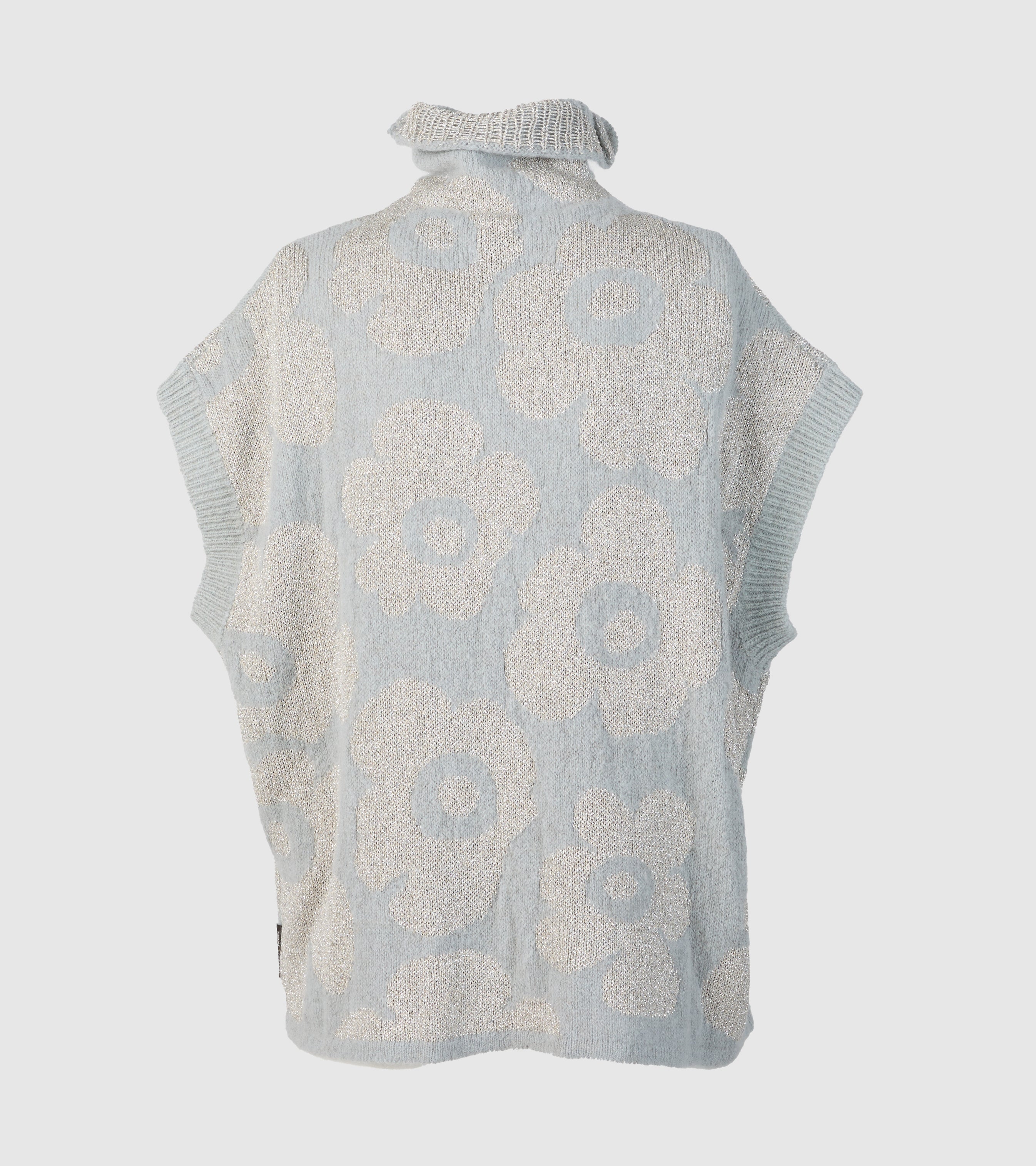 Jacquard alpaca and wool vest