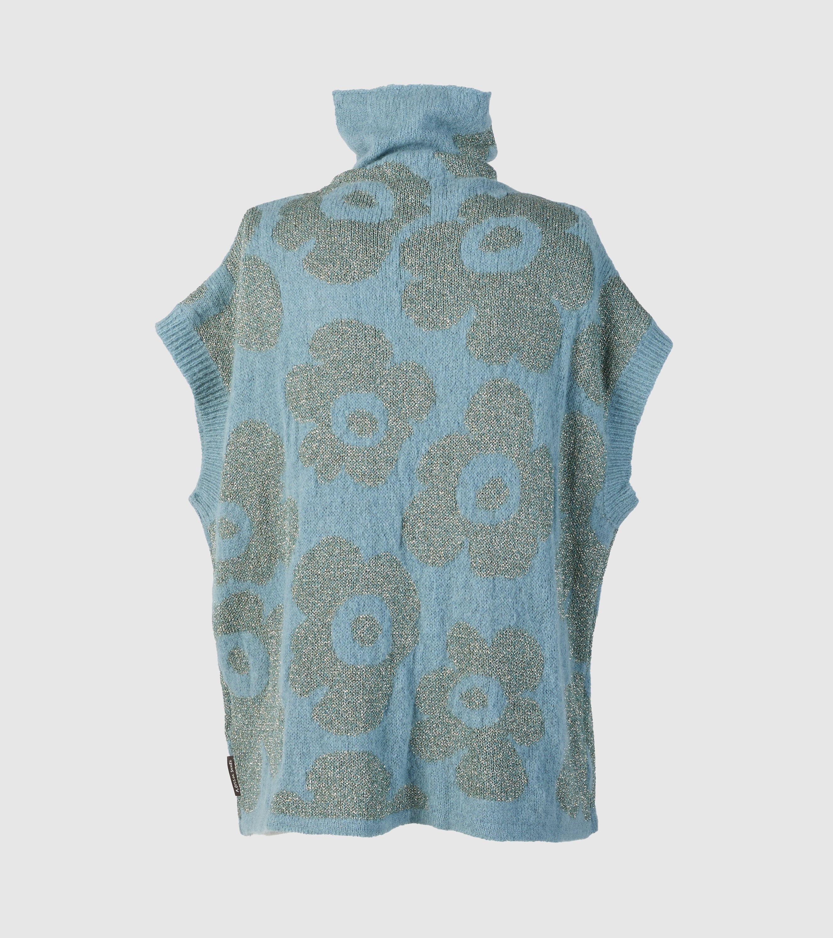 Jacquard alpaca and wool vest