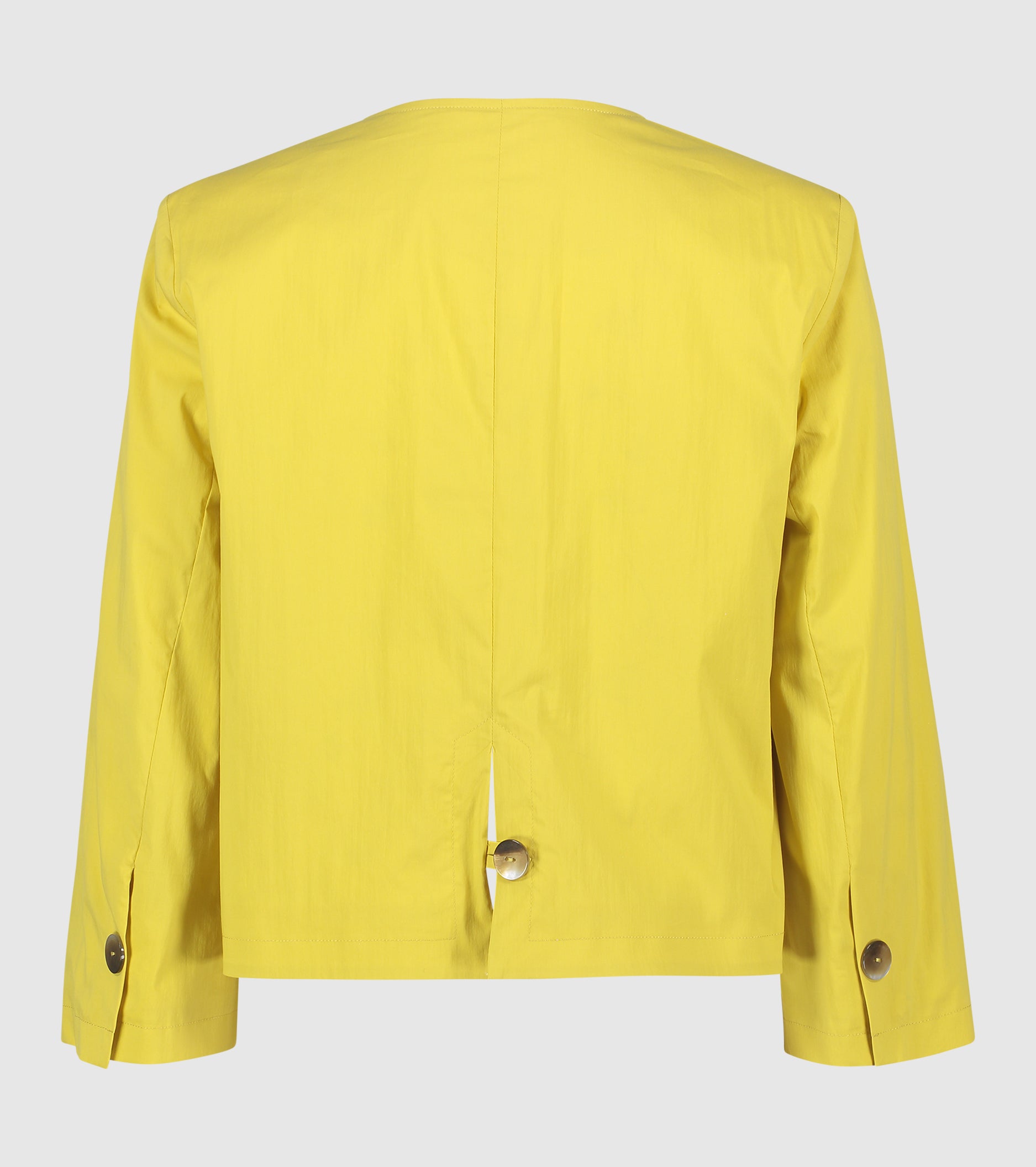 Cropped jacket with three-quarter oil sleeves