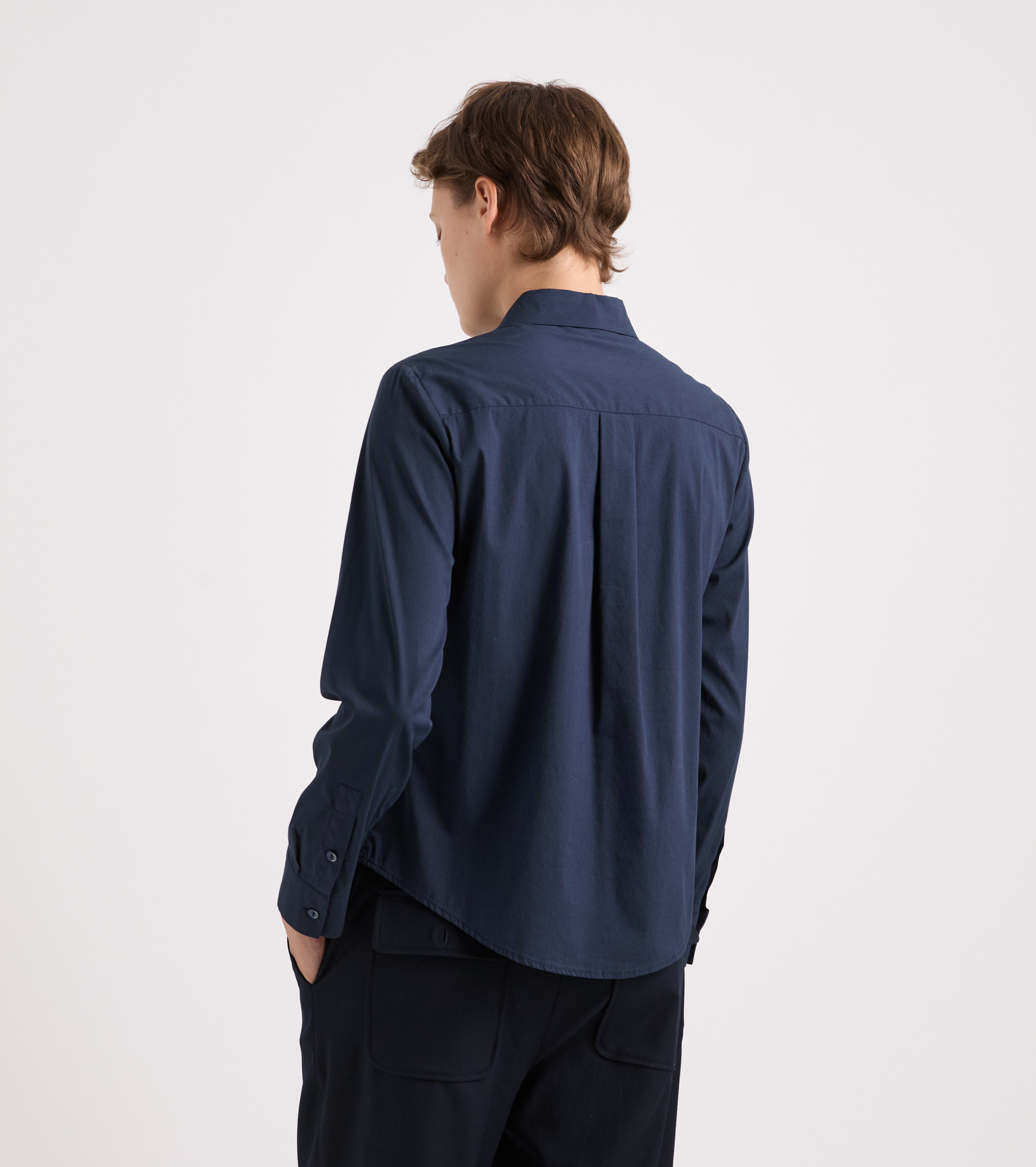 Camicia con maniche lunghe blue