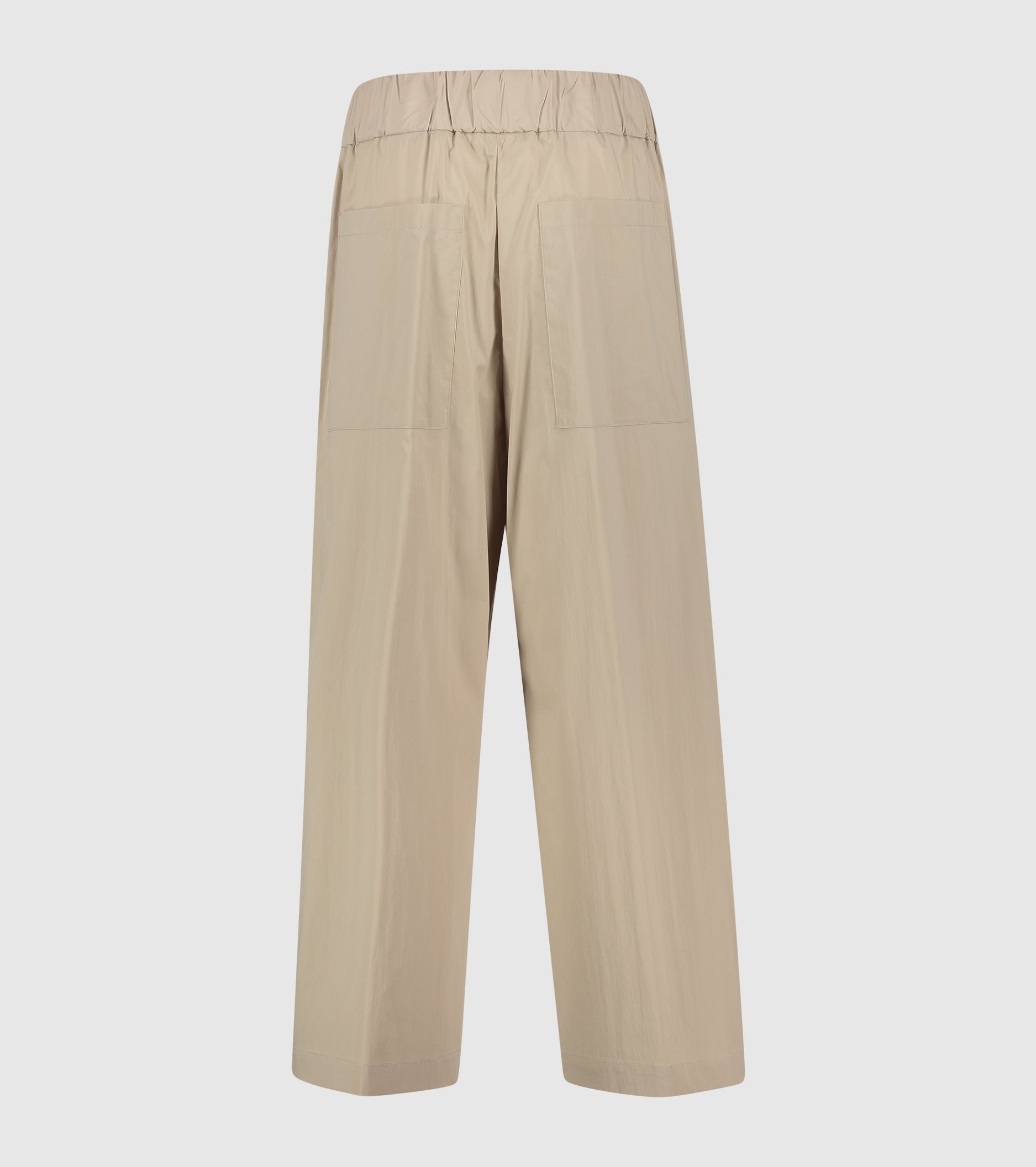 Pantaloni cropped con pinces gres