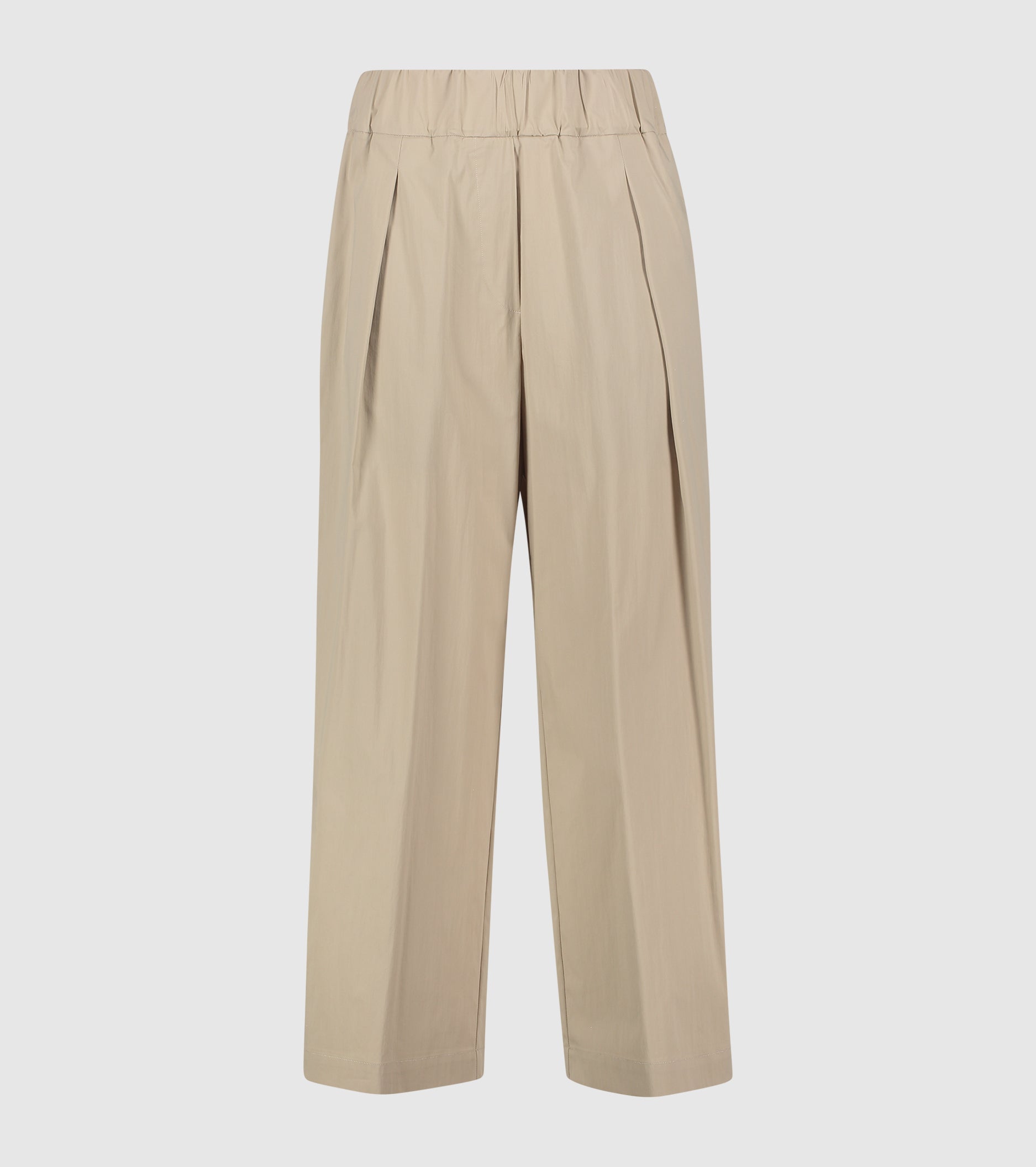 Pantaloni cropped con pinces gres