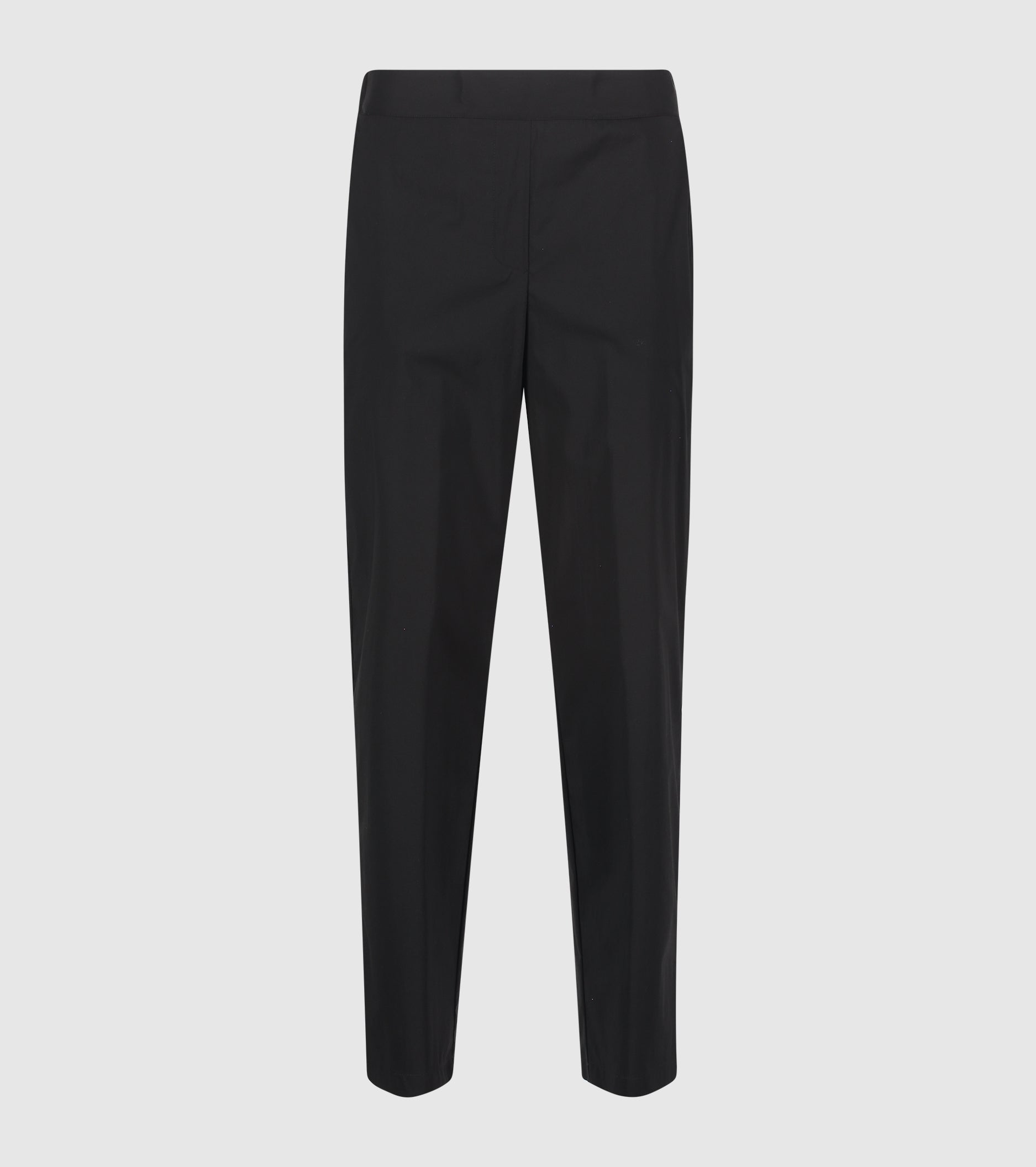 Pantaloni in cotone con elastico nero