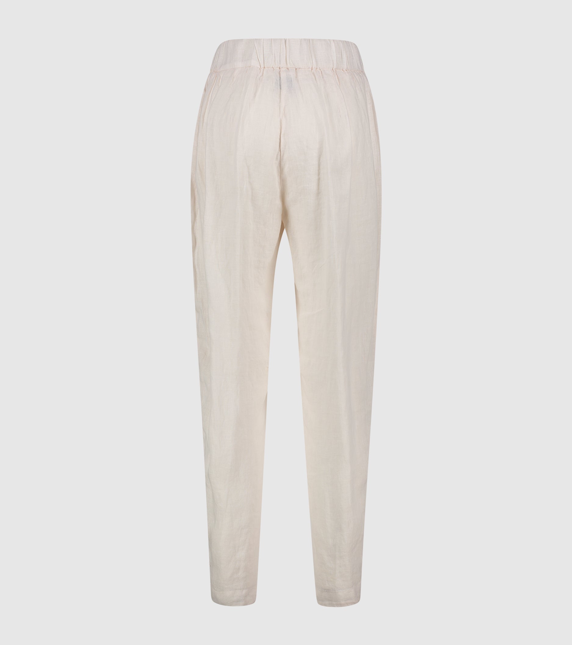 Pantaloni in lino con elastico e tasche salina