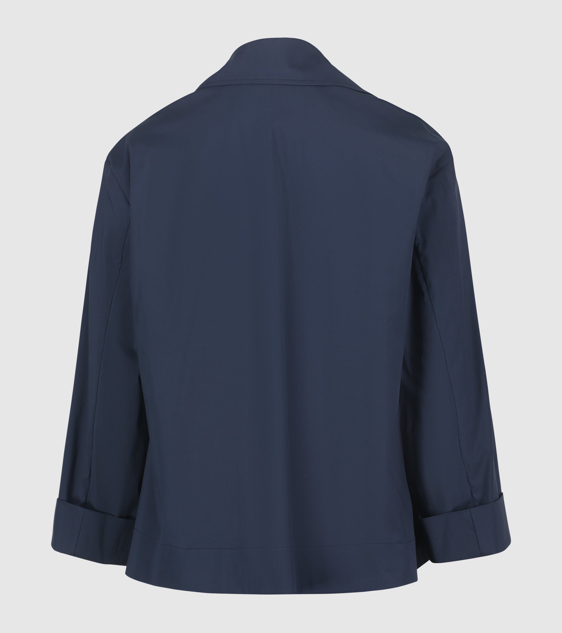 Blazer monopetto con tasche blu