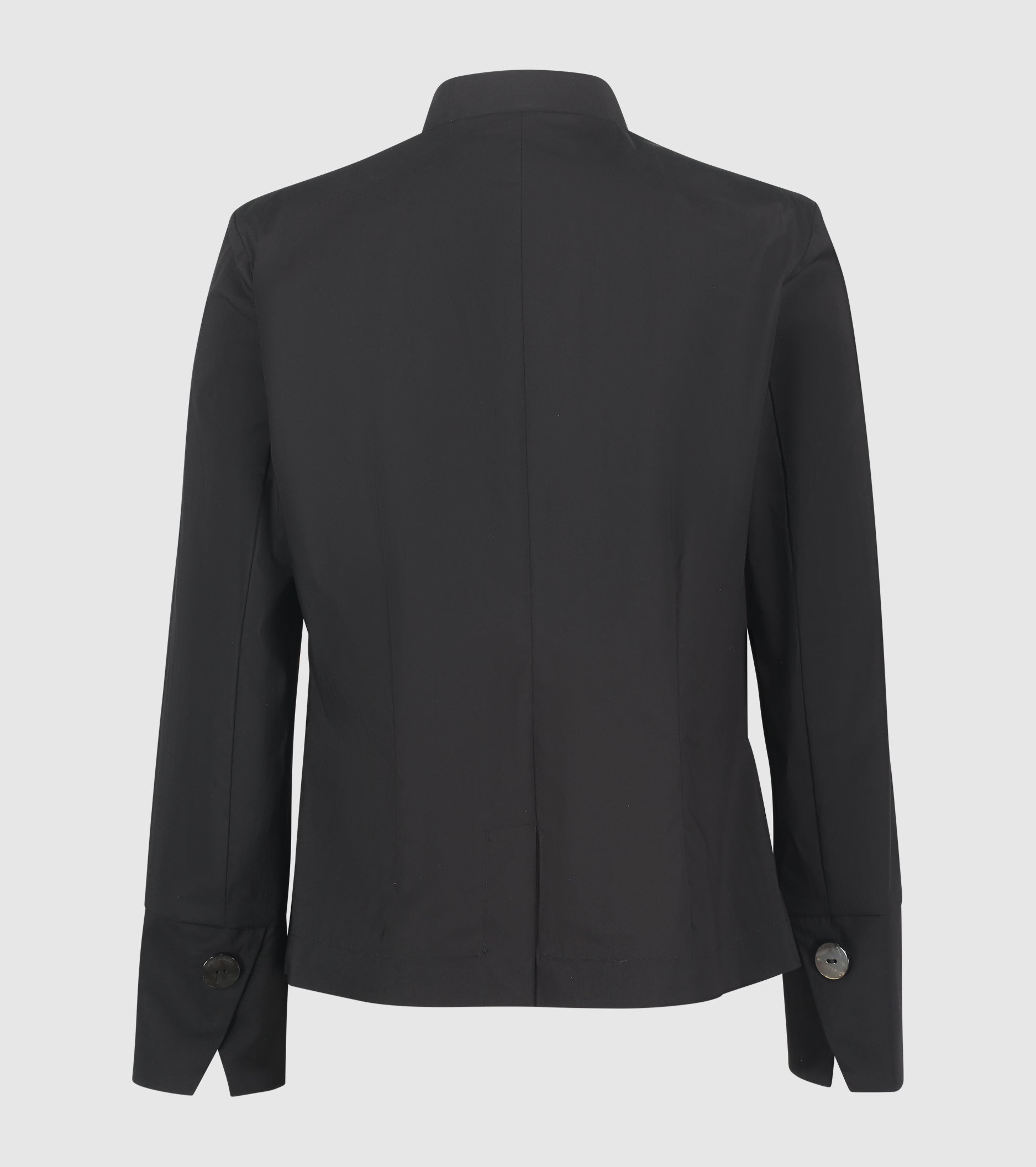 Giacca in cotone stretch con tasche nero