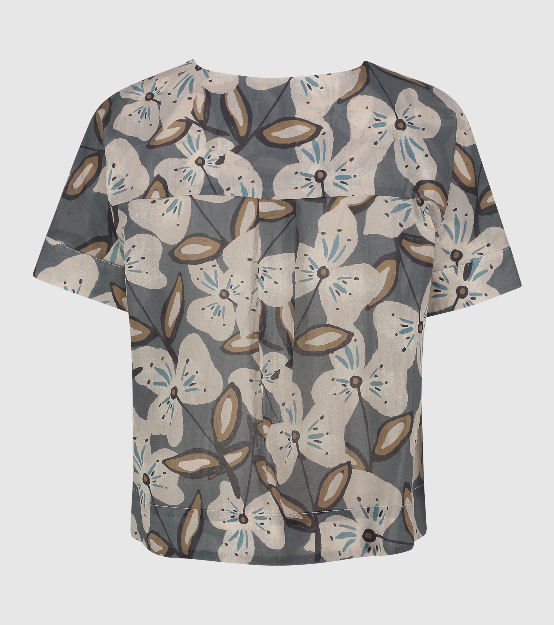 T-shirt with floral print flowers