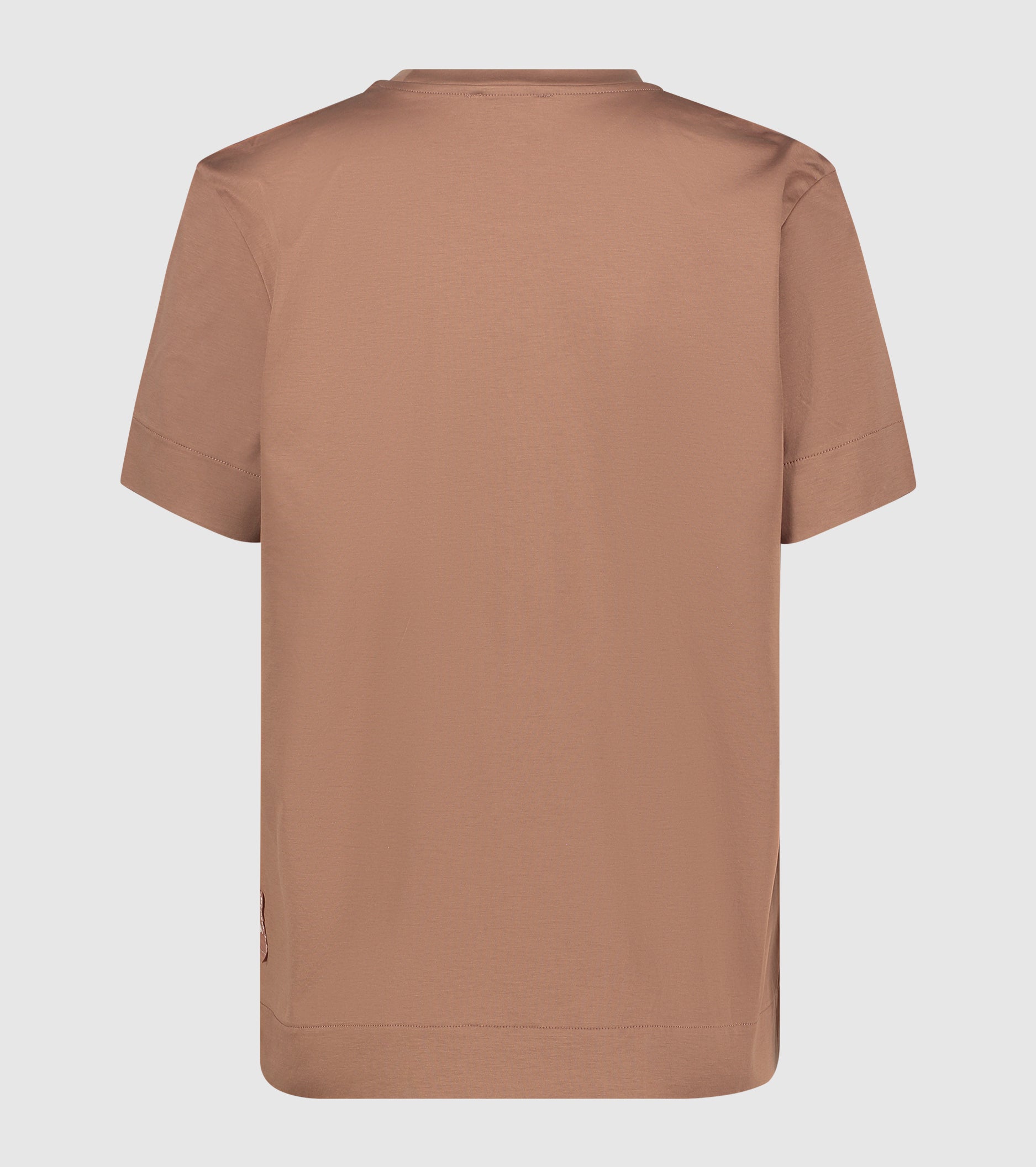 T-shirt girocollo con patch logata spezia