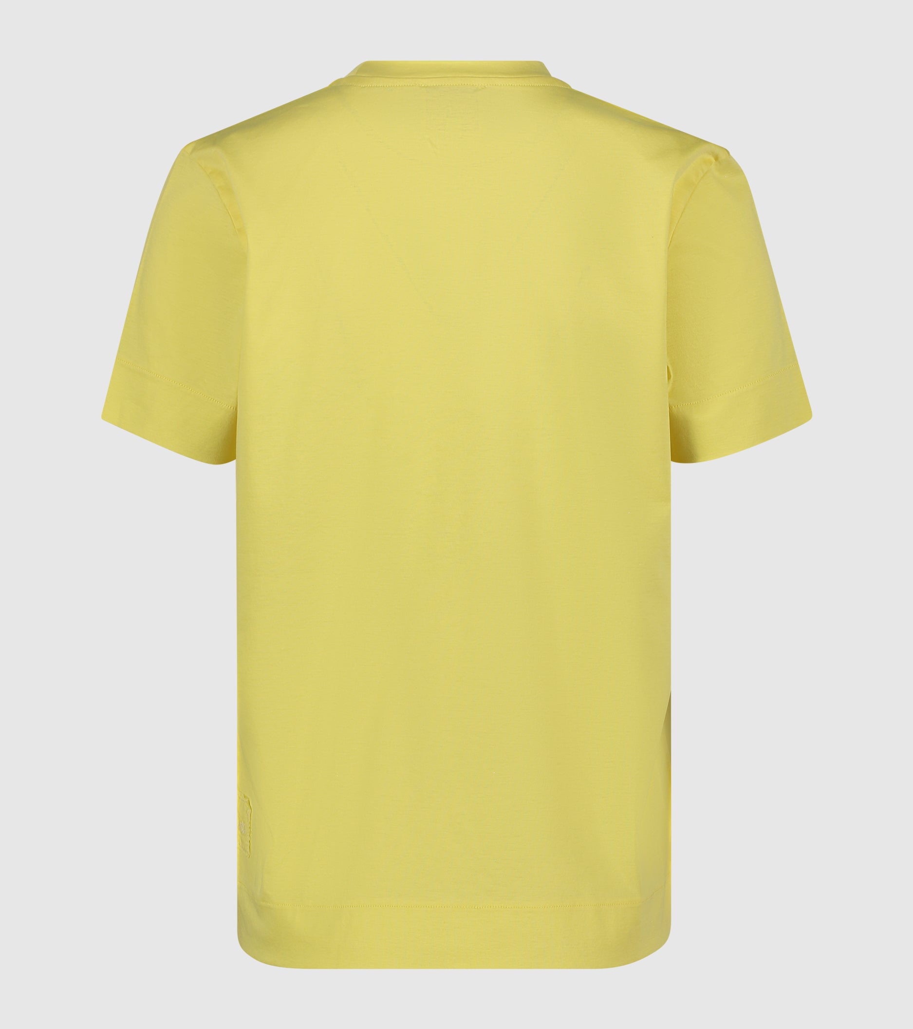 T-shirt girocollo con patch logata ananas