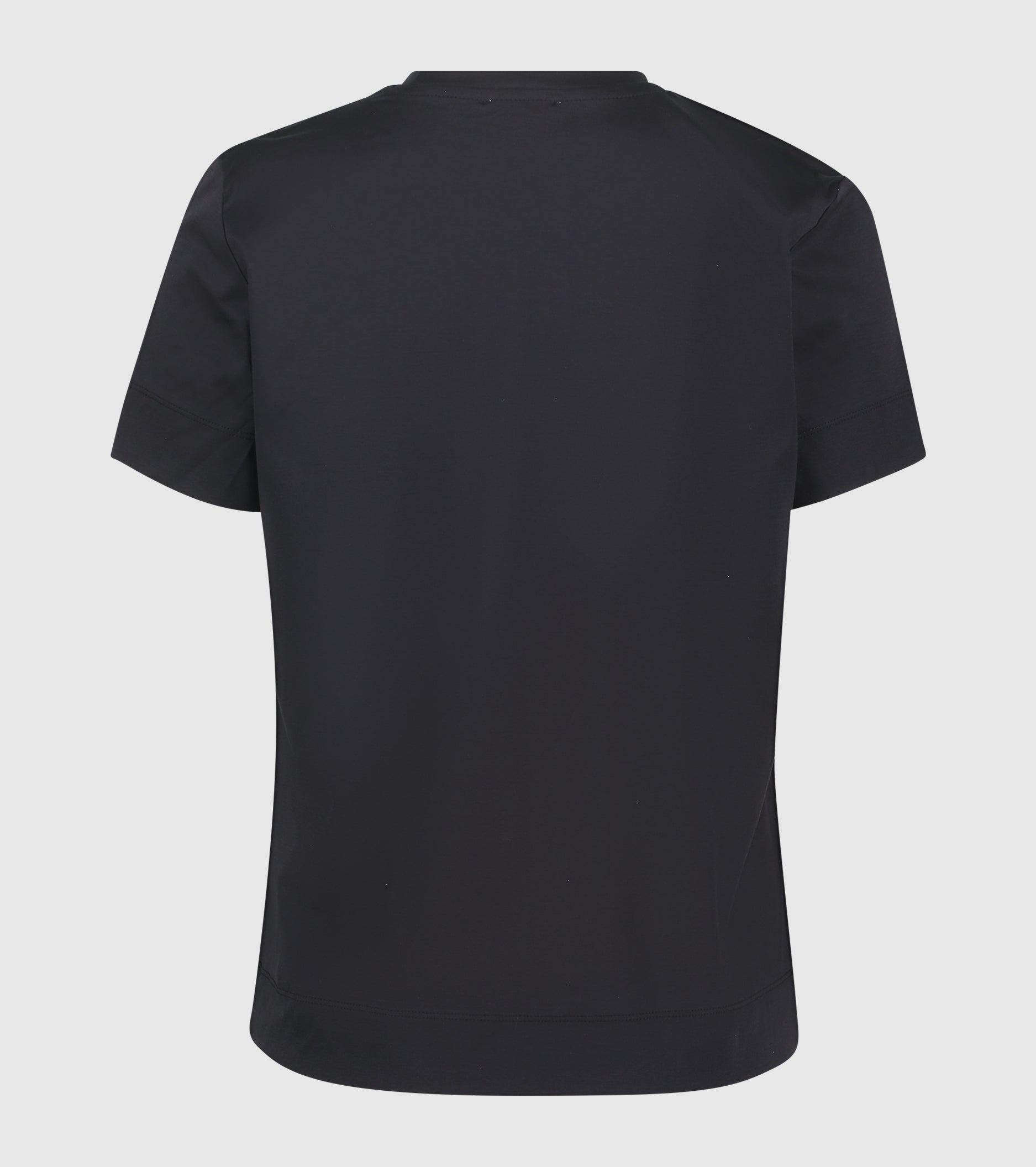 T-shirt con stampa lettering nero